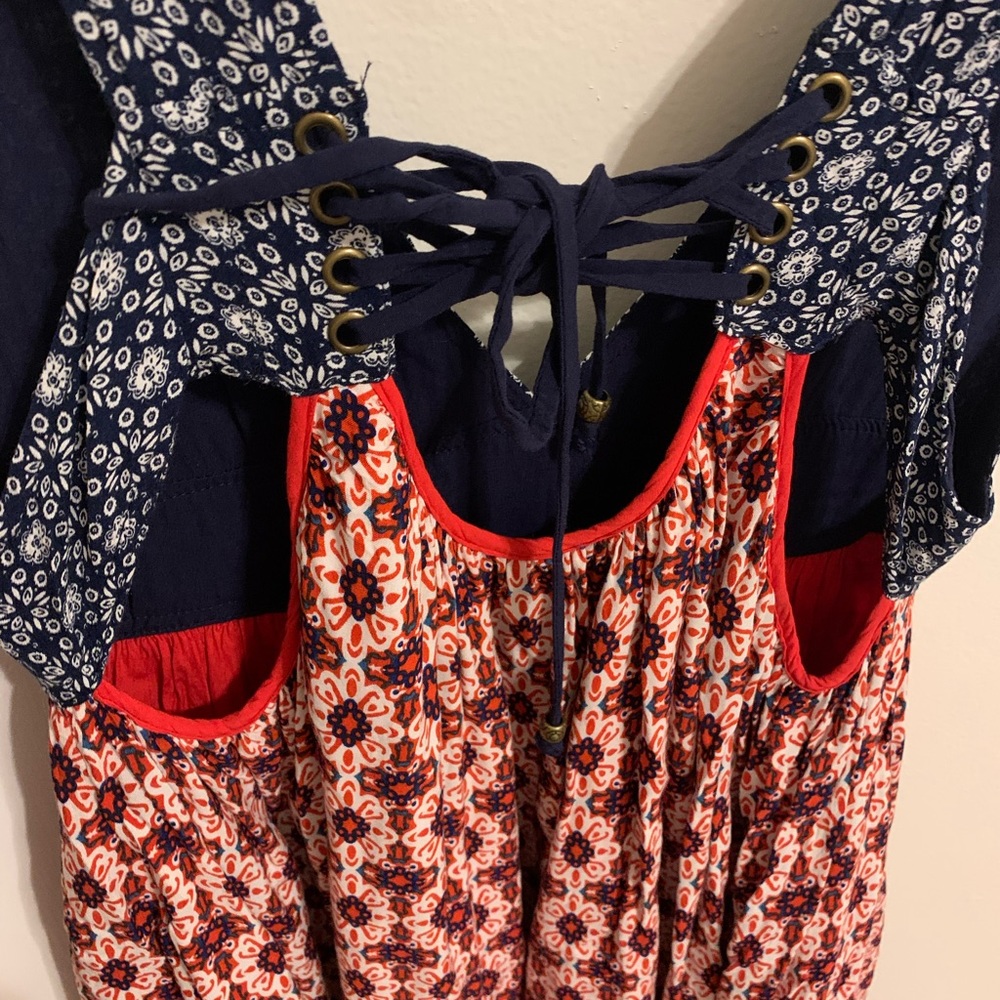 Red and blue Lulus sundress - Picture 4 of 4